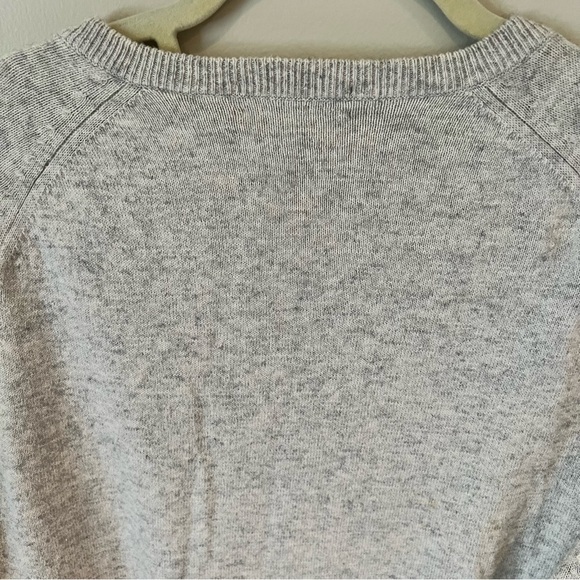 J. Crew Lightweight V-Neck Gray Sweater | L - Picture 8 of 10